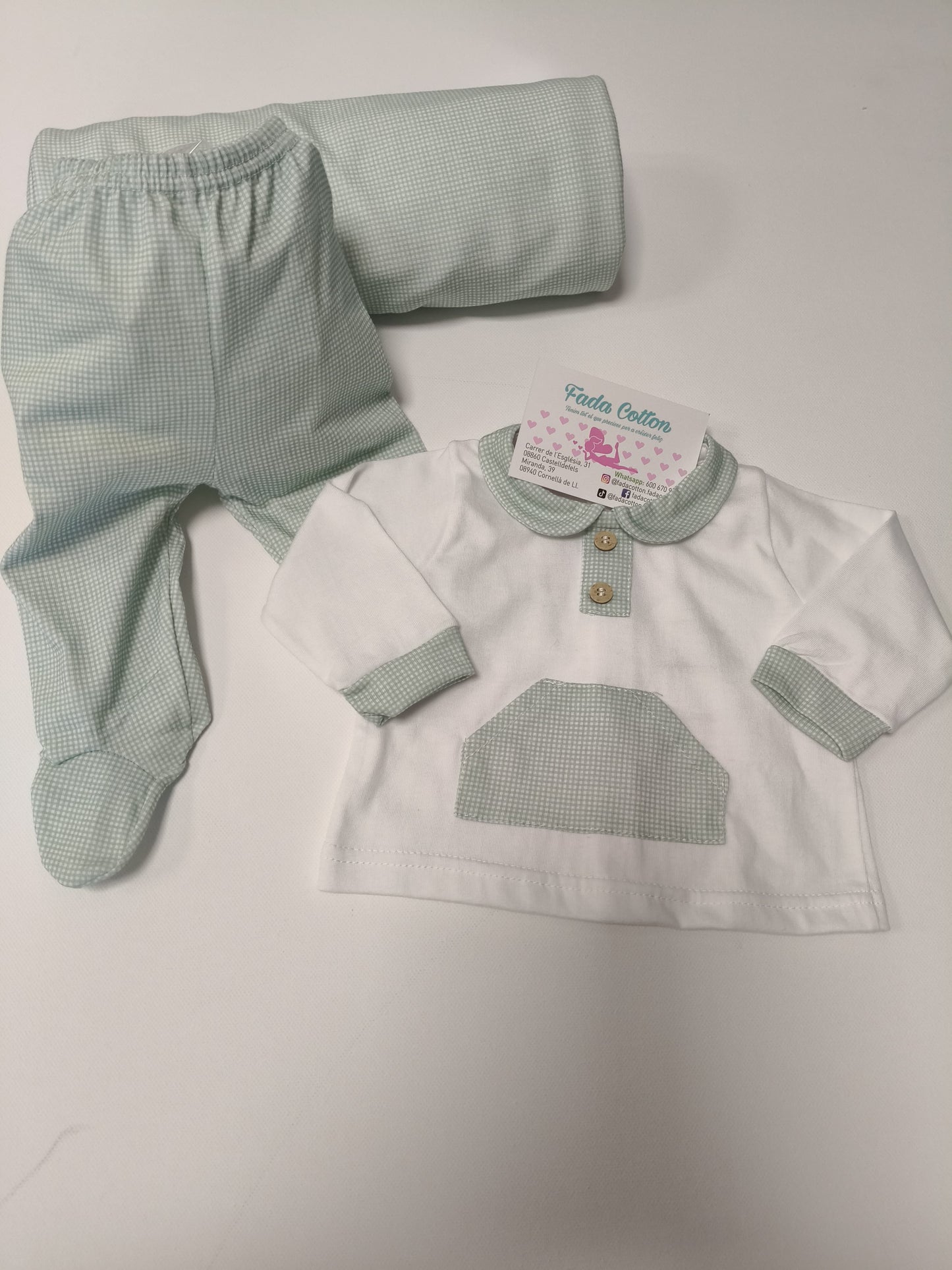 Conjunto 3 piezas Vichi Menta