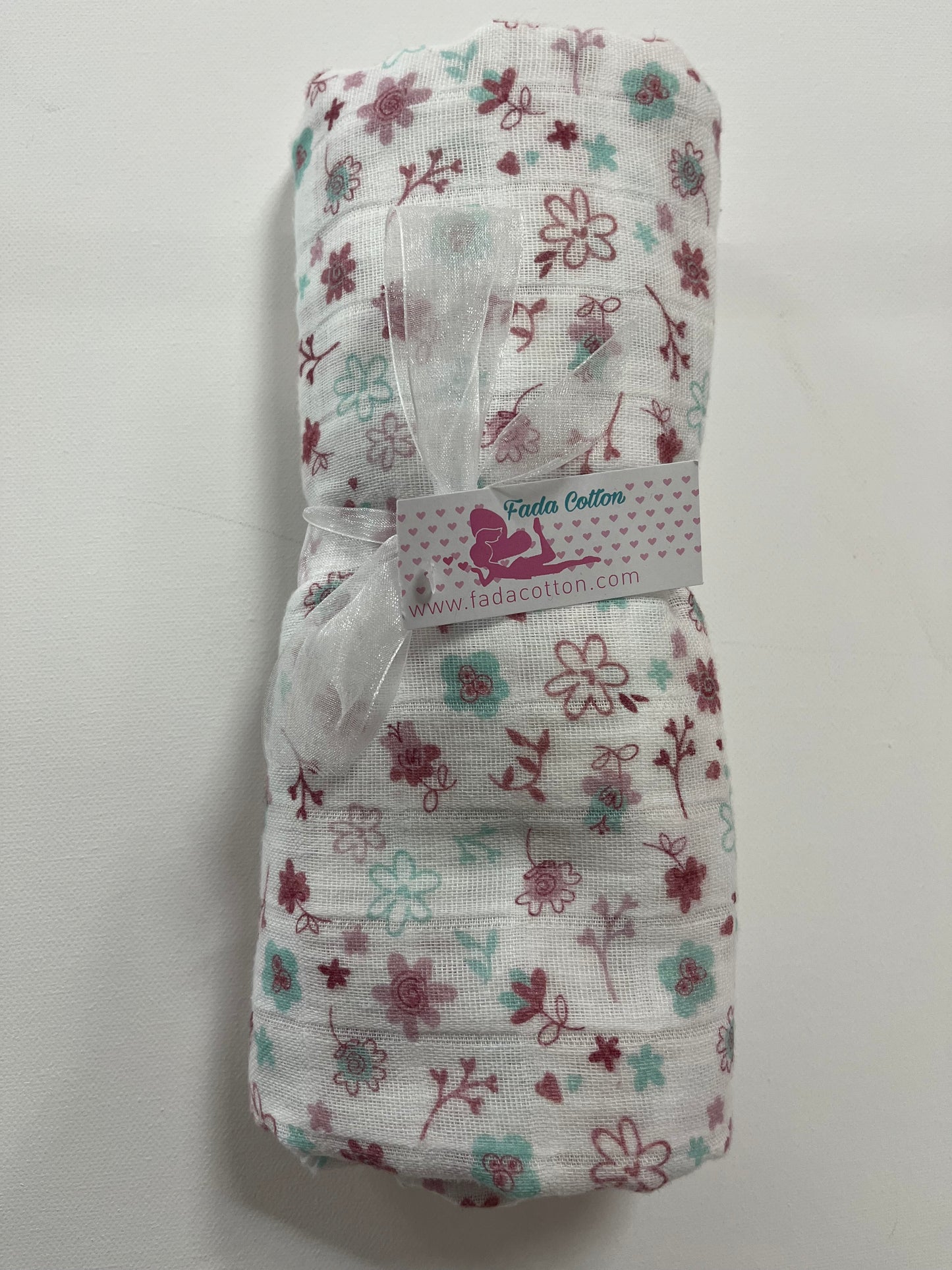 Muselina Floral Gasa 120x120cm