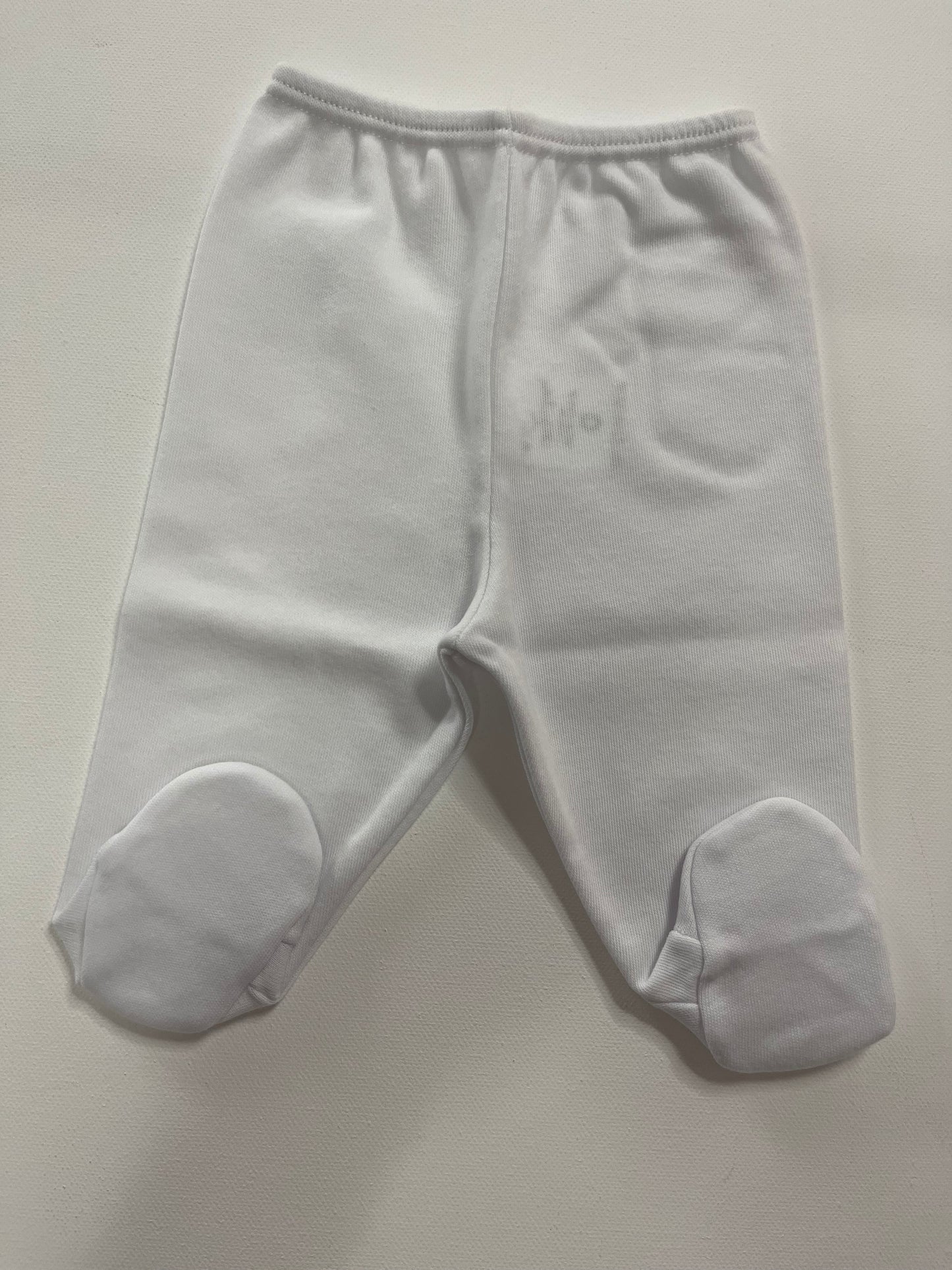 Polaina blanca lisa