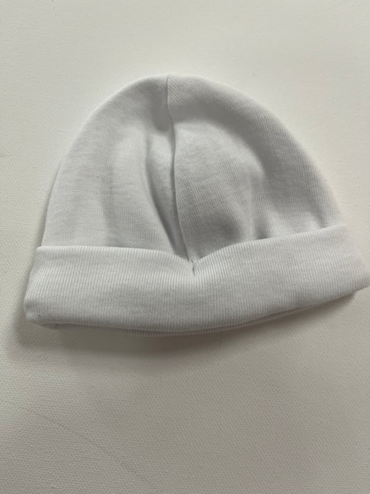 Gorro blanco liso