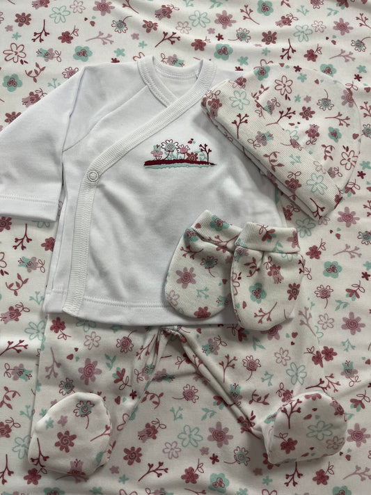 Primera Puesta Floral 5 piezas