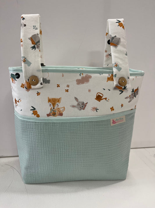 Bolso Carro Organizador Zanahorias Menta