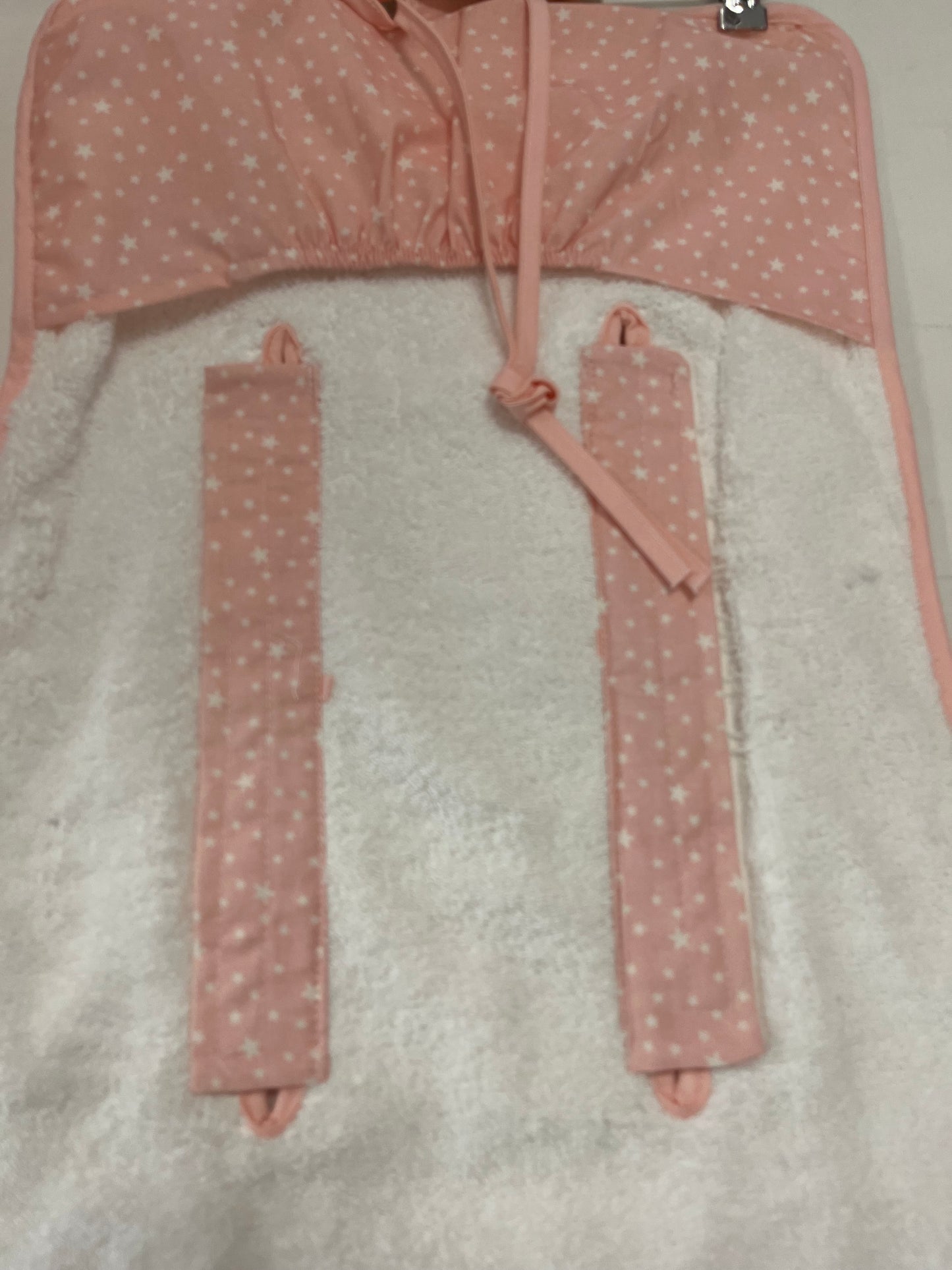 Bolso y Colchoneta de Carro o Silla de Paseo Estrella Rosa