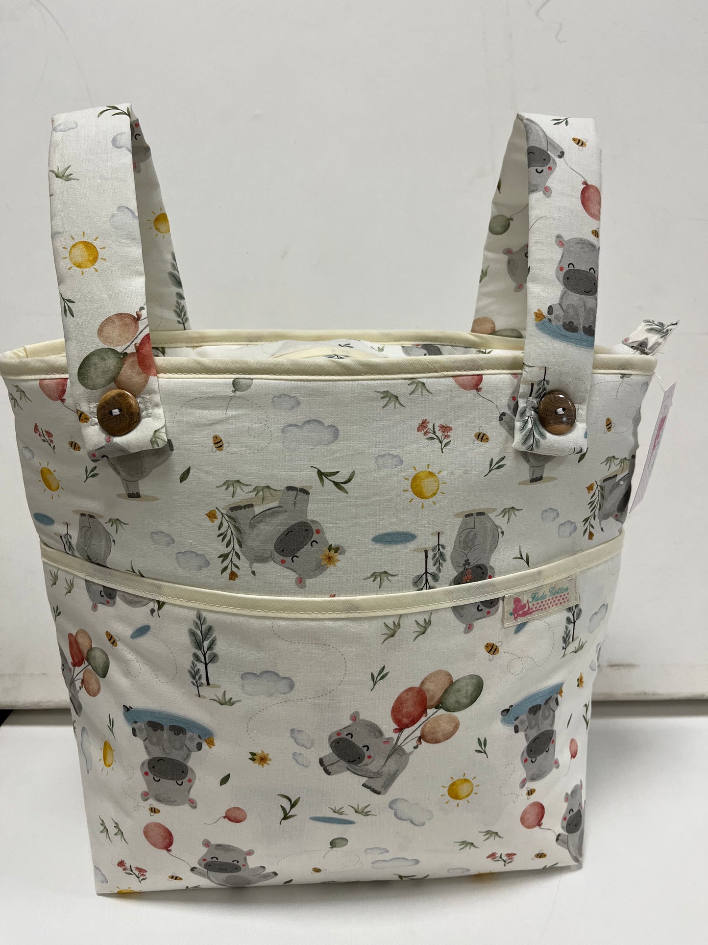 Bolso Carro Organizador Hipos Crudo