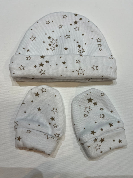 Gorro manoplas Estrella Dorada