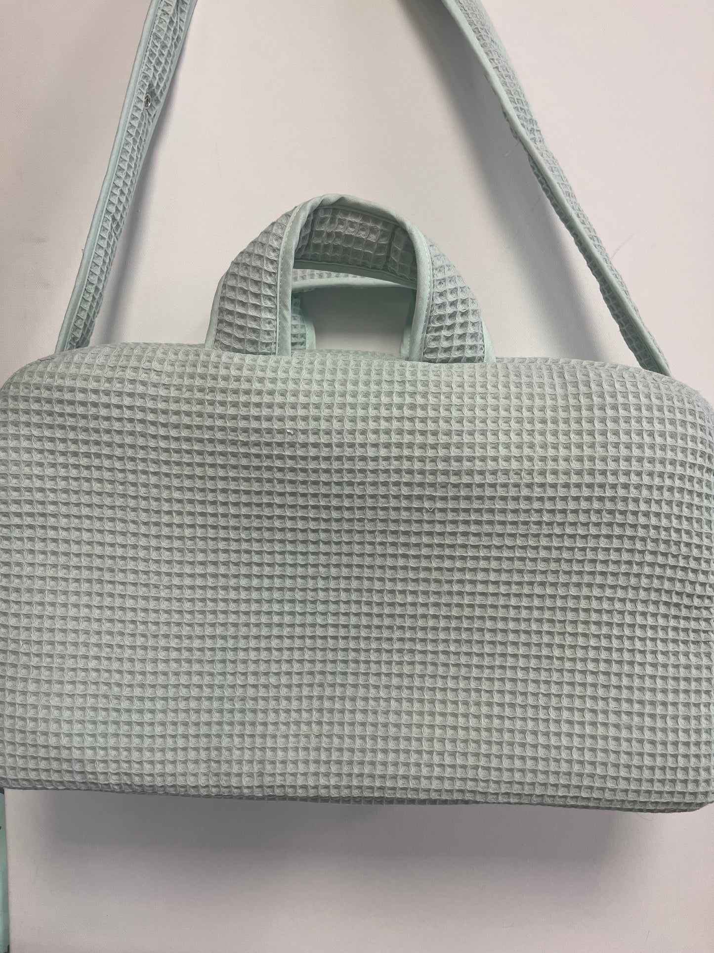 Bolso Hospital Gofre Menta con Dinosaurios