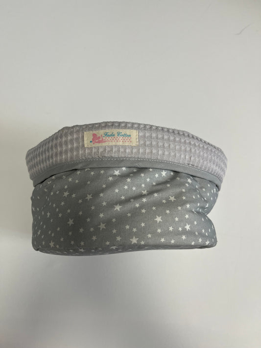 Cesta Organizadora Estrella Gris